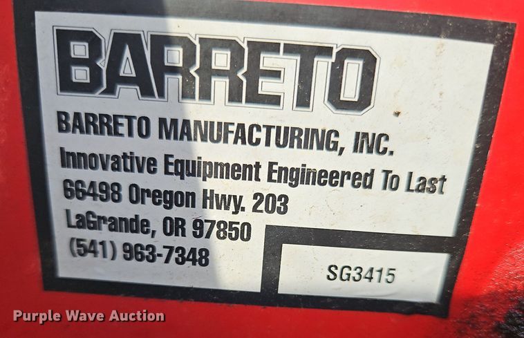 image for item NE9577 2022 Barreto 30-SG  stump grinder