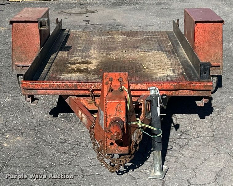 image for item NE9579 2005 Belshe PK-1EB  tilt deck utility trailer