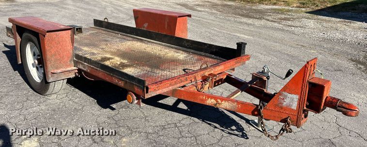 image for item NE9579 2005 Belshe PK-1EB  tilt deck utility trailer