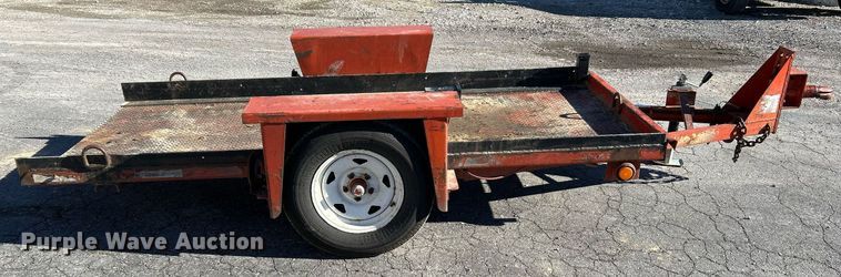 image for item NE9579 2005 Belshe PK-1EB  tilt deck utility trailer