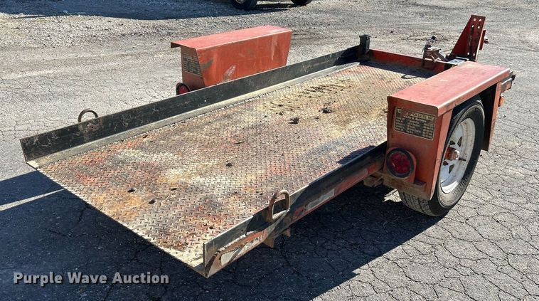 image for item NE9579 2005 Belshe PK-1EB  tilt deck utility trailer