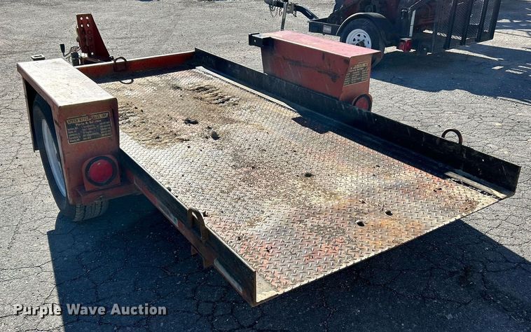 image for item NE9579 2005 Belshe PK-1EB  tilt deck utility trailer