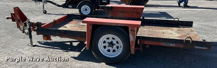 image for item NE9579 2005 Belshe PK-1EB  tilt deck utility trailer