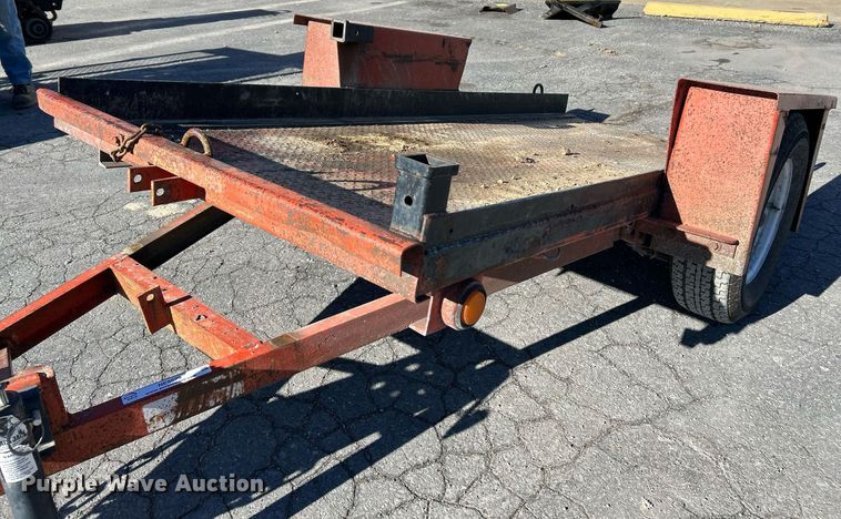 image for item NE9579 2005 Belshe PK-1EB  tilt deck utility trailer