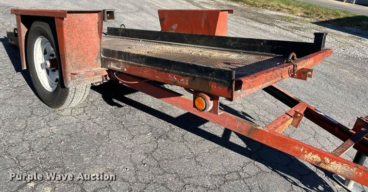 image for item NE9579 2005 Belshe PK-1EB  tilt deck utility trailer