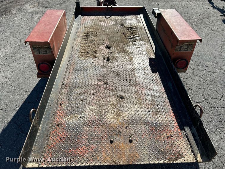 image for item NE9579 2005 Belshe PK-1EB  tilt deck utility trailer