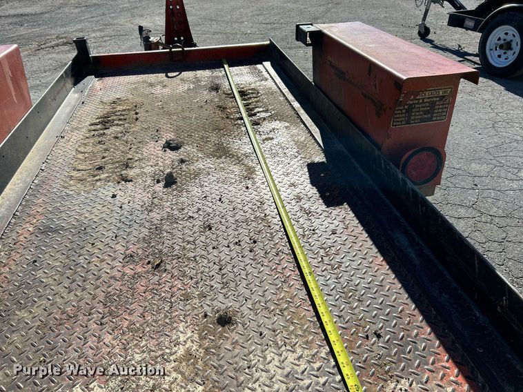 image for item NE9579 2005 Belshe PK-1EB  tilt deck utility trailer