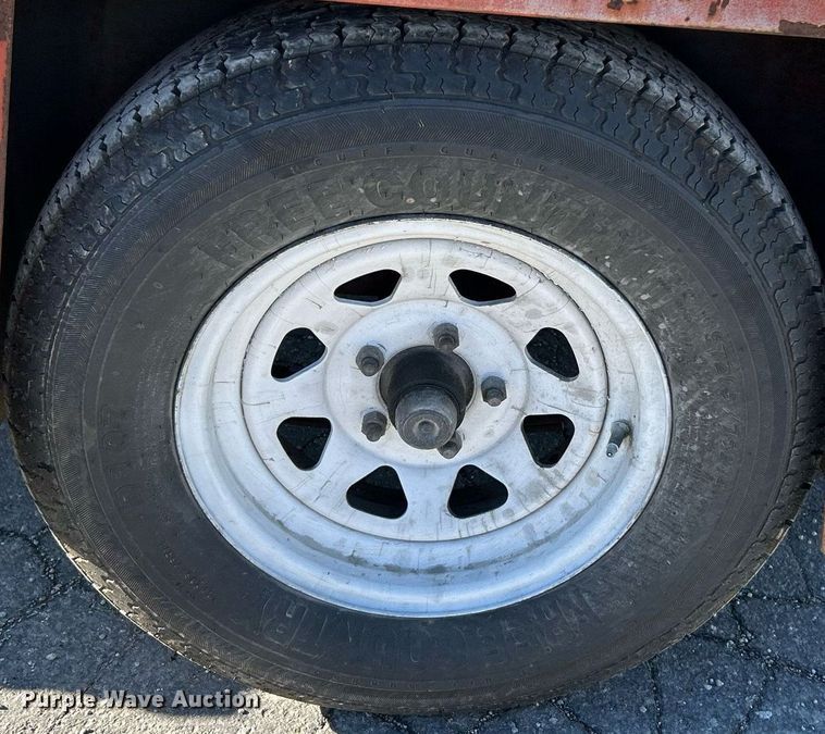 image for item NE9579 2005 Belshe PK-1EB  tilt deck utility trailer