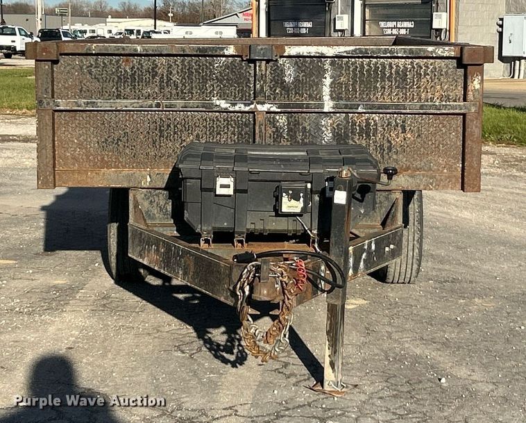 image for item NE9581 1991 Shop built  dump trailer