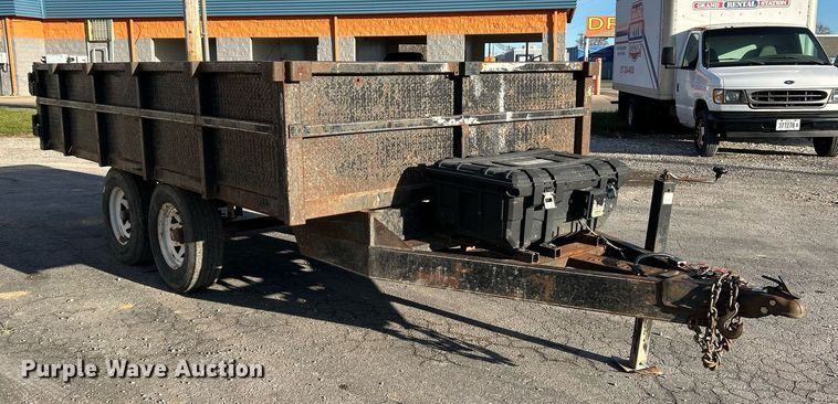 image for item NE9581 1991 Shop built  dump trailer