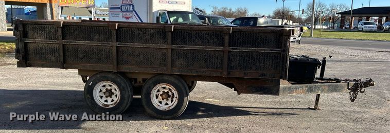 image for item NE9581 1991 Shop built  dump trailer