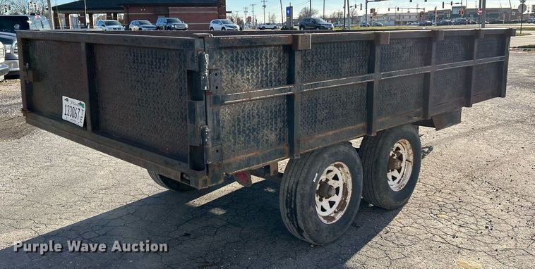 image for item NE9581 1991 Shop built  dump trailer