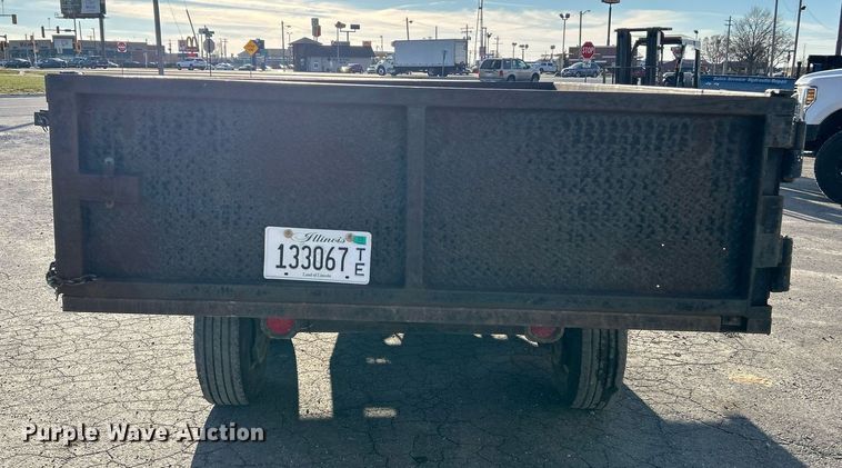 image for item NE9581 1991 Shop built  dump trailer