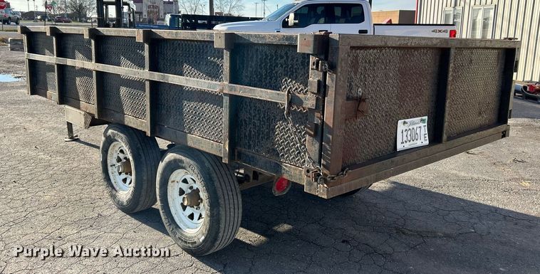 image for item NE9581 1991 Shop built  dump trailer