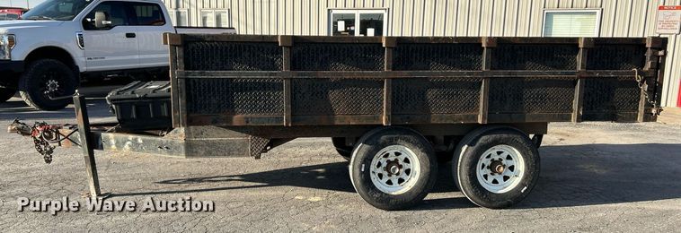 image for item NE9581 1991 Shop built  dump trailer