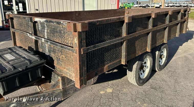 image for item NE9581 1991 Shop built  dump trailer