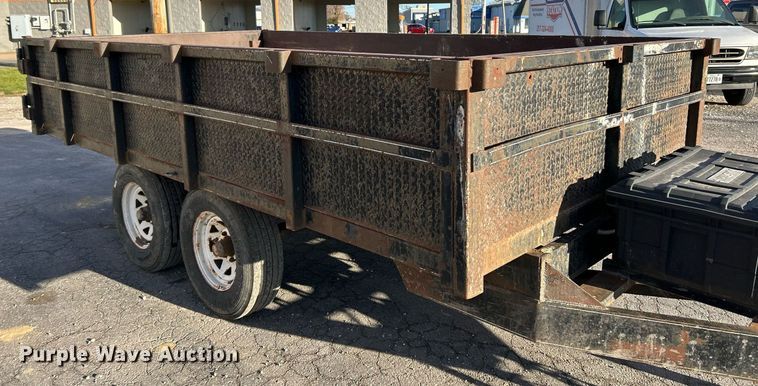 image for item NE9581 1991 Shop built  dump trailer