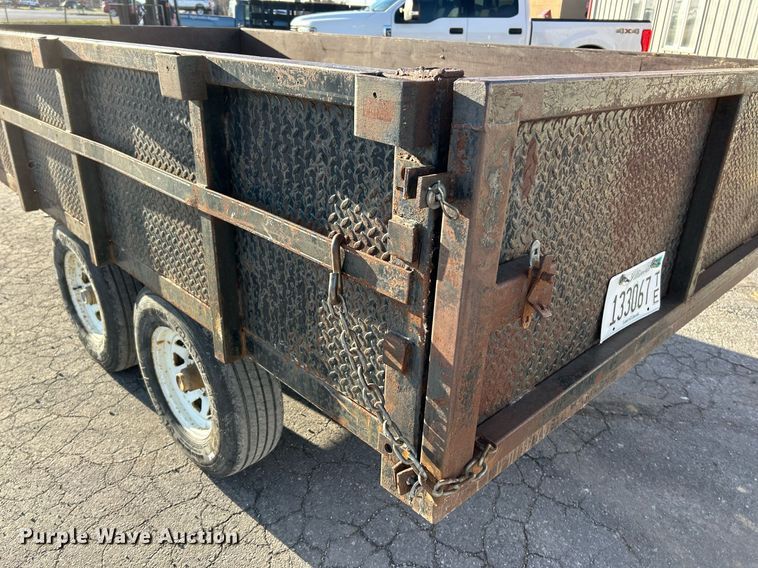 image for item NE9581 1991 Shop built  dump trailer