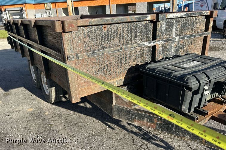 image for item NE9581 1991 Shop built  dump trailer