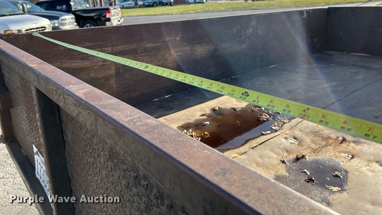 image for item NE9581 1991 Shop built  dump trailer