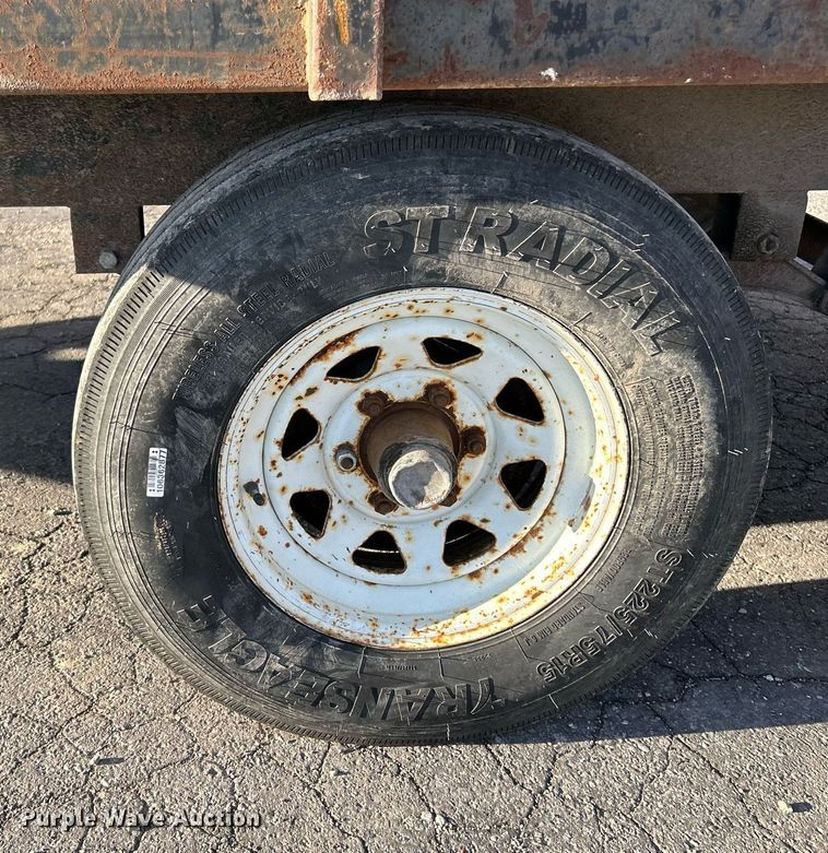 image for item NE9581 1991 Shop built  dump trailer