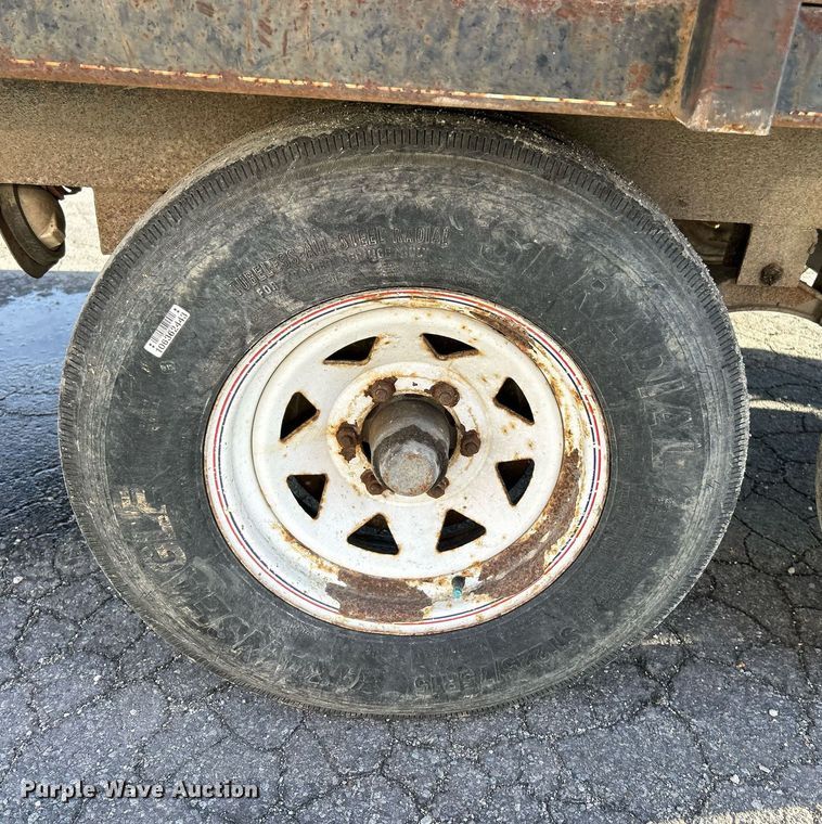 image for item NE9581 1991 Shop built  dump trailer