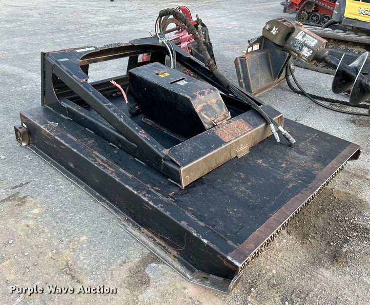 image for item NE9587 60" W skid steer rotary mower