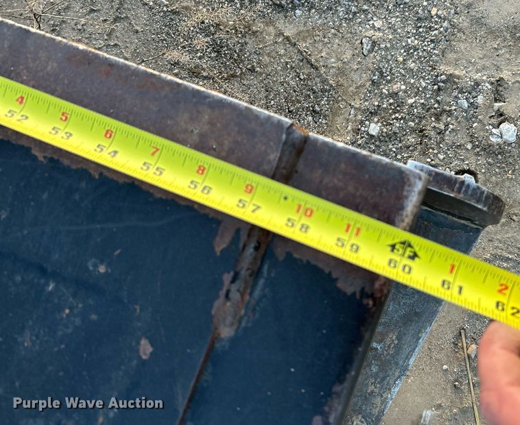 image for item NE9587 60" W skid steer rotary mower