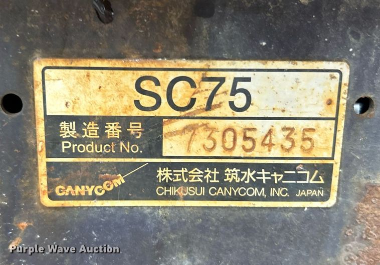 image for item NE9598 2019 Canycom SC75  concrete buggy