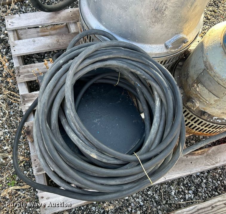 image for item NE9633 (3) Flygt submersible pumps