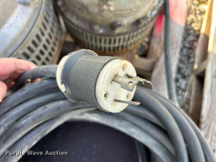 image for item NE9633 (3) Flygt submersible pumps