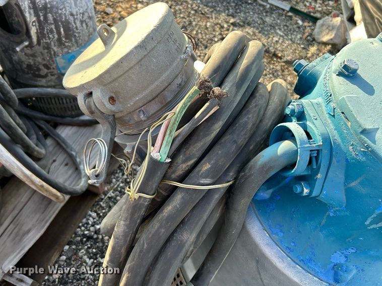 image for item NE9633 (3) Flygt submersible pumps