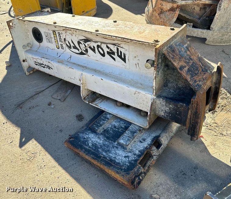 image for item NI9564 Stanley DH3500 Cyclone  skid steer drop hammer