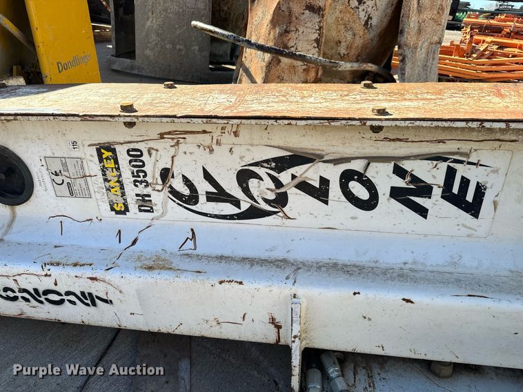 image for item NI9564 Stanley DH3500 Cyclone  skid steer drop hammer