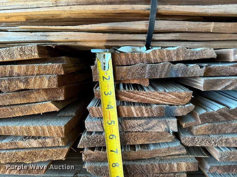 image for item NI9583 Approximately 235 bundles of Serpentine Cedar Ltd cedar shake shingles