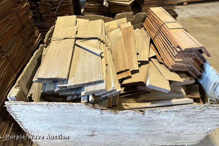 image for item NI9583 Approximately 235 bundles of Serpentine Cedar Ltd cedar shake shingles