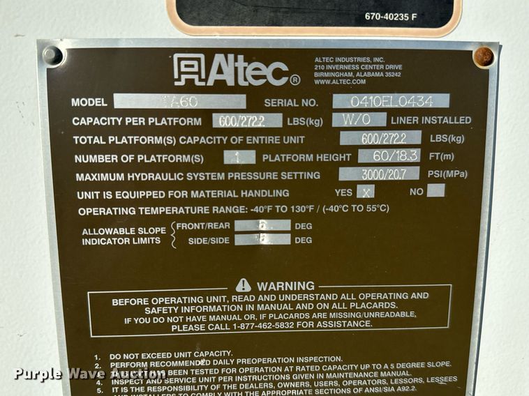 image for item NI9598 2011 International 4300  bucket truck