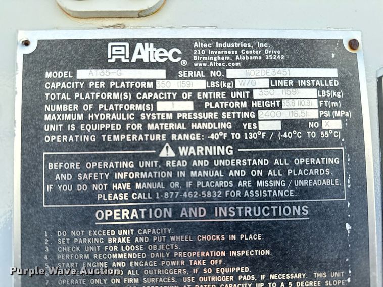 image for item NI9599 2002 Ford F550 Super Duty  bucket truck