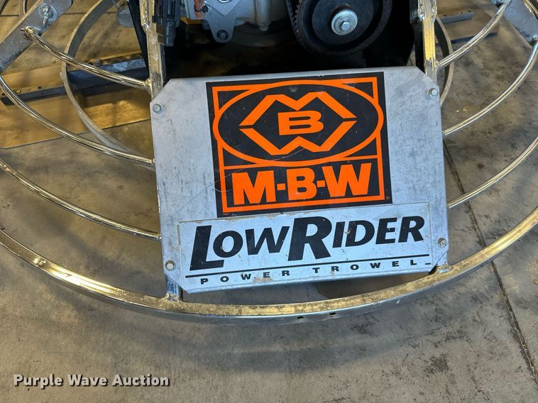 image for item NI9651 MBW Low Rider MK8-121  power trowel