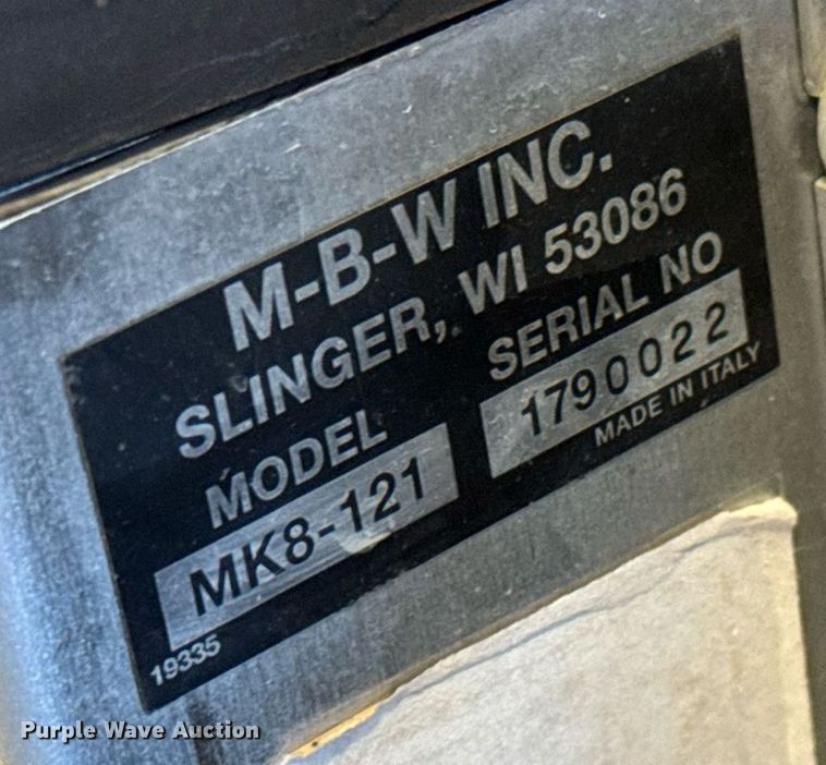 image for item NI9651 MBW Low Rider MK8-121  power trowel