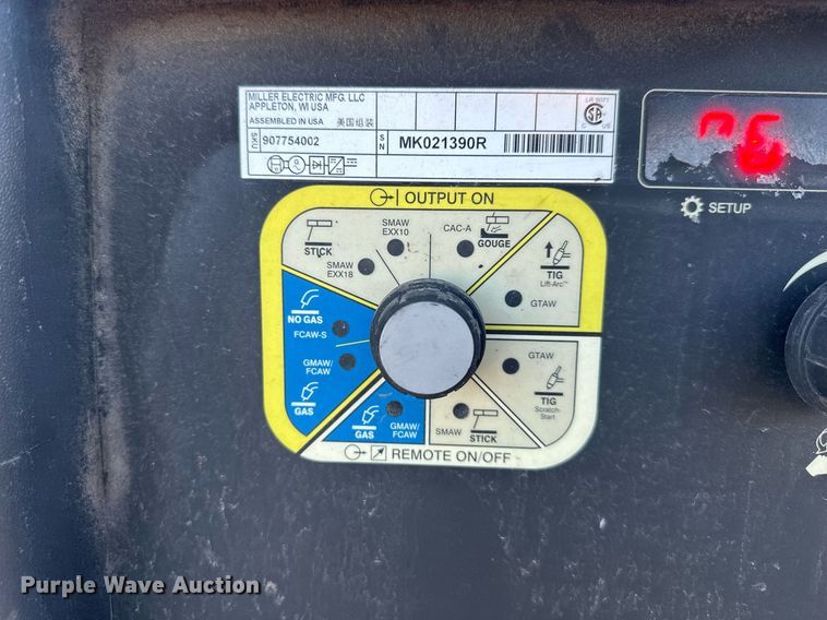 image for item NL9140 Miller Trailblazer 325 EFI  welder/generator