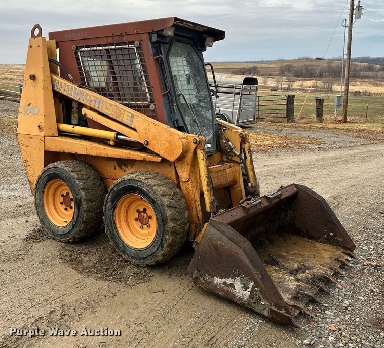 image for item NL9294 1990 Case 1840  skid steer loader