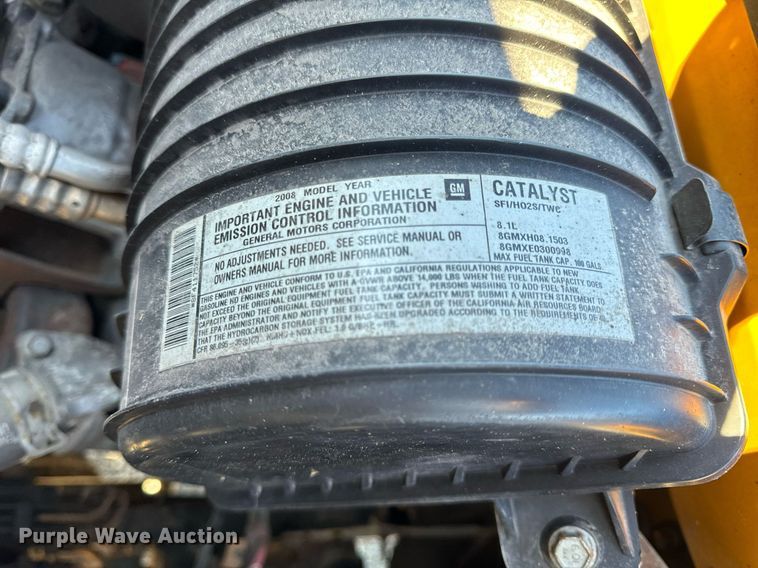 image for item NM9070 2008 Chevrolet C4500  dump truck