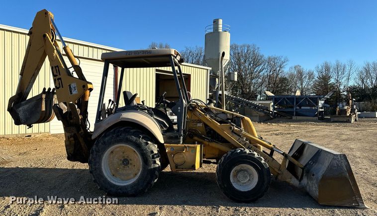 image for item NM9107 1999 New Holland 555E  backhoe