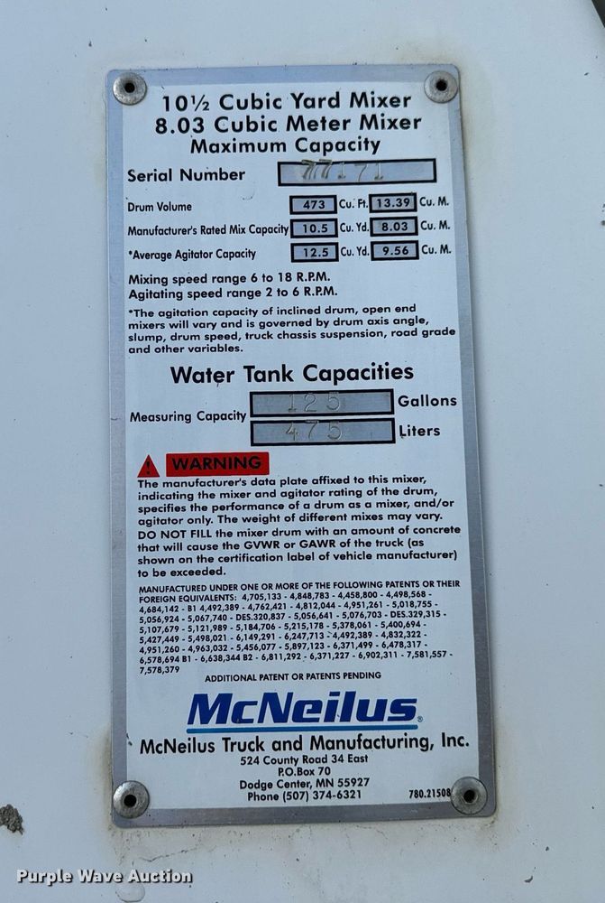 image for item NM9126 2006 International Paystar 5600i  ready mix truck