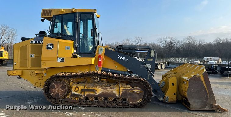 image for item NM9127 2014 John Deere 755k  track loader