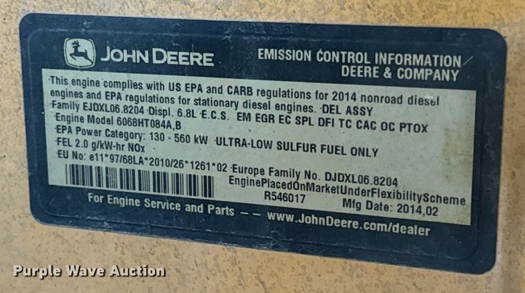 image for item NM9127 2014 John Deere 755k  track loader