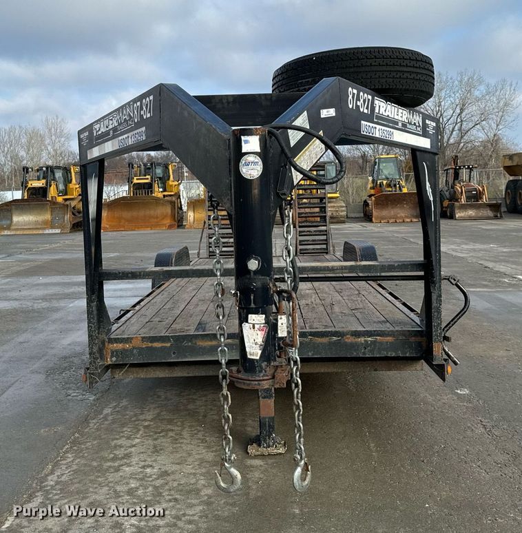 image for item NM9131 2009 Trailerman CSG7202S14  equipment trailer