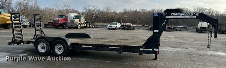 image for item NM9131 2009 Trailerman CSG7202S14  equipment trailer