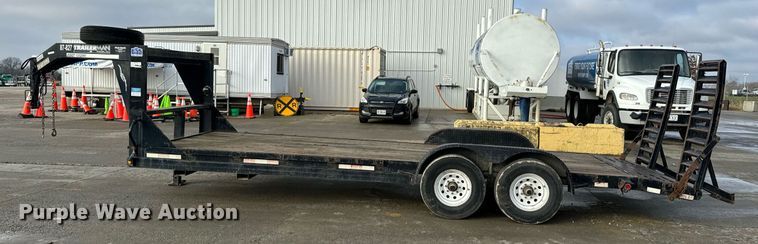 image for item NM9131 2009 Trailerman CSG7202S14  equipment trailer